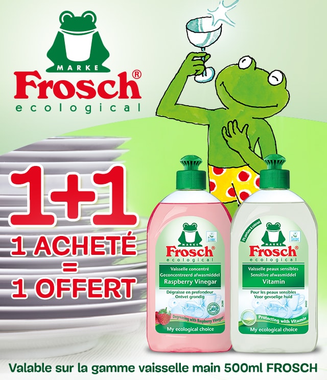 Cashback Frosch liquide vaisselle 1+1 Gratuit sur myShopi