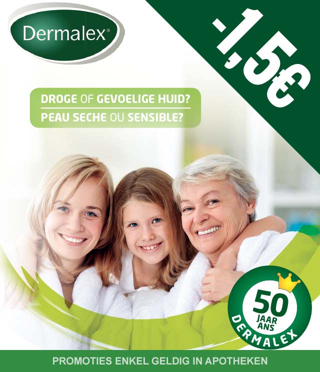 Dermalex - Droge of gevoelige huid 1,50€ Terugbetaald cashback op myShopi
