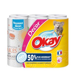Cashback Okay essuie-tout 1+1 Gratuit sur myShopi