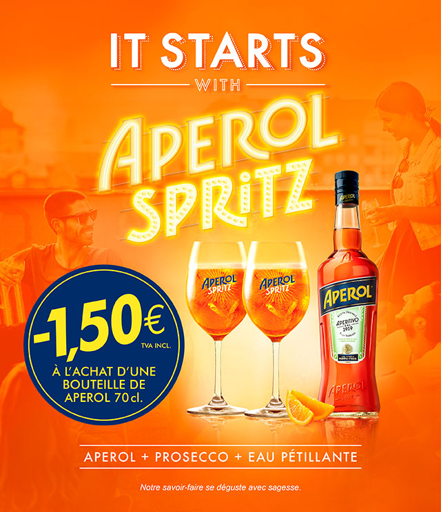 Cashback Aperol Summer Activation 1,5€ remboursés sur myShopi
