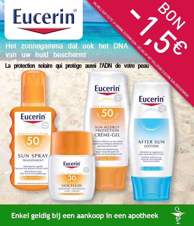 Eucerin Sun 1,50€ Terugbetaald cashback op myShopi