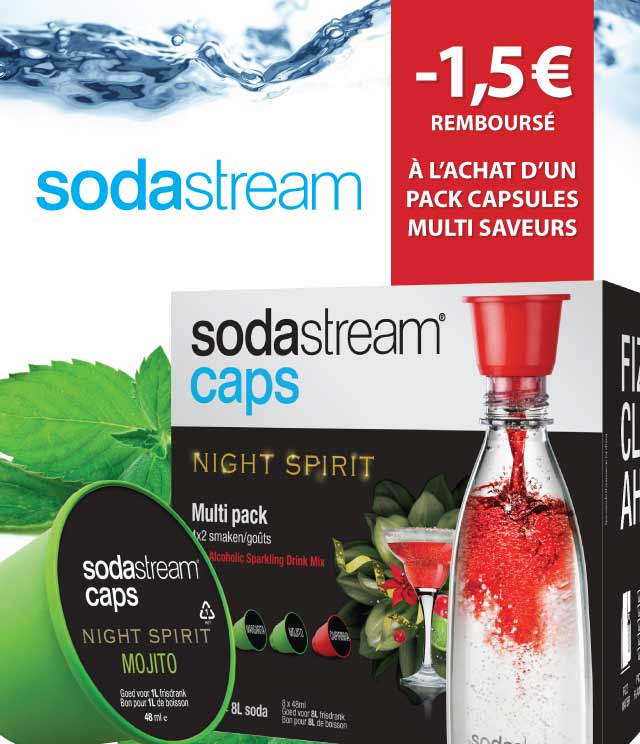 Cashback Sodastream Caps 1,50€ Remboursé sur myShopi