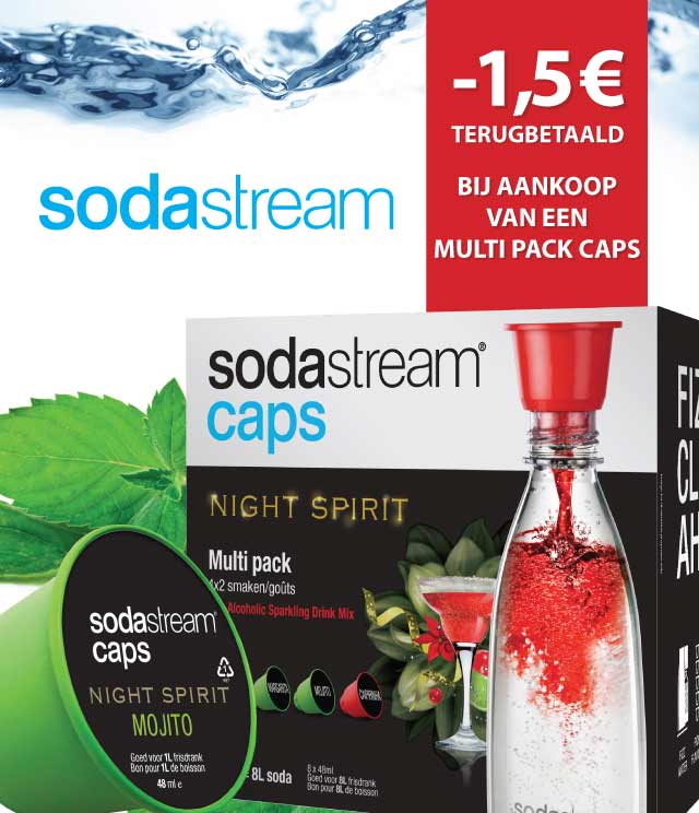 Sodastream Caps 1,50€ Terugbetaald cashback op myShopi