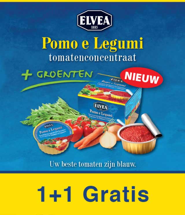 Tomaten concentraat met groenten 1 + 1 Gratis cashback op myShopi