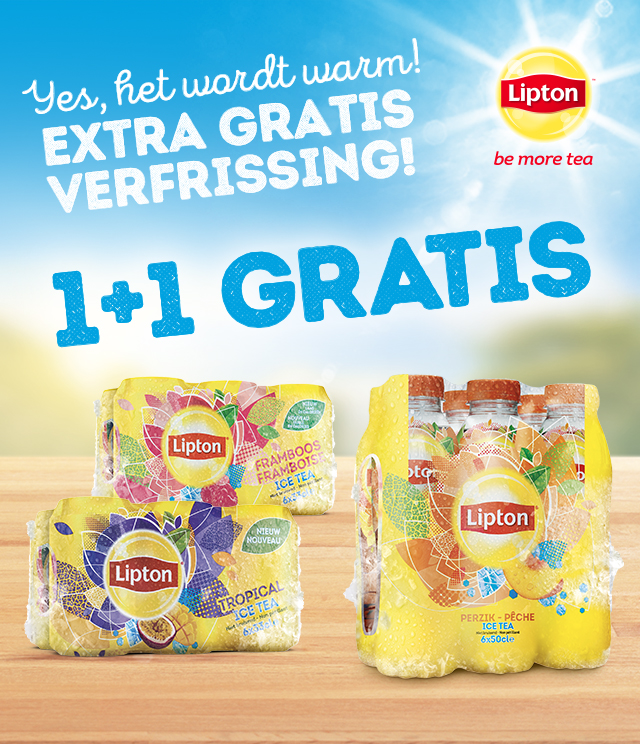 Lipton Ice Tea 1+1 Gratis cashback op myShopi