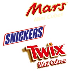 Cashback Twix,Snickers,Mars Mini Cubes 1+1 gratuit sur myShopi