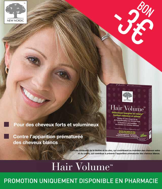 Cashback New Nordic Hair Volume €3 Remboursés sur myShopi