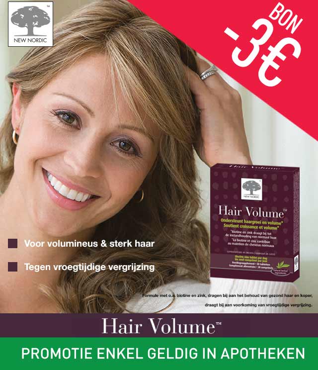 New Nordic Hair Volume €3 Terugbetaald cashback op myShopi