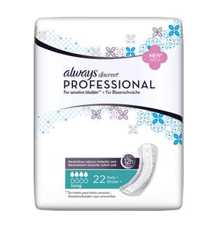 Always Discreet Professional - Urineverlies 3€ Terugbetaald cashback op myShopi