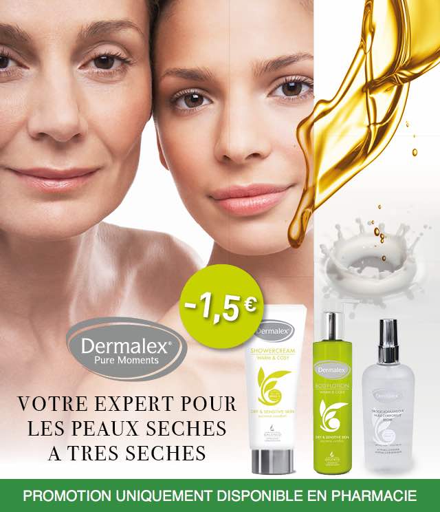 Cashback Dermalex - Peau sèche ou sensible 1,50€ Remboursé sur myShopi