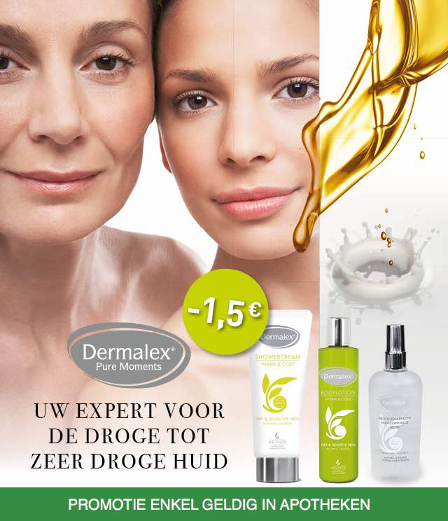 Dermalex - Droge of gevoelige huid 1,50€ Terugbetaald cashback op myShopi