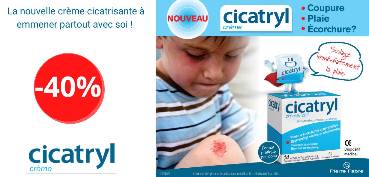 Cicatryl crème cicatrisante sachet - Cicatrice, Plaie et écorchure