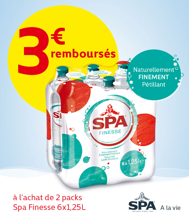Cashback Spa Finesse 3€ remboursés sur myShopi