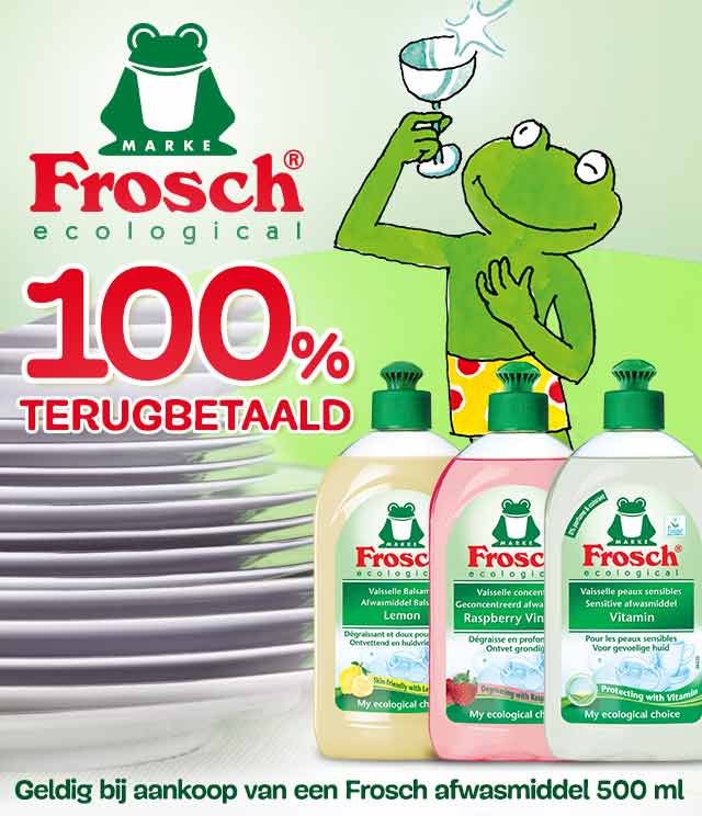 Frosch afwasmiddel 100% Terugbetaald cashback op myShopi