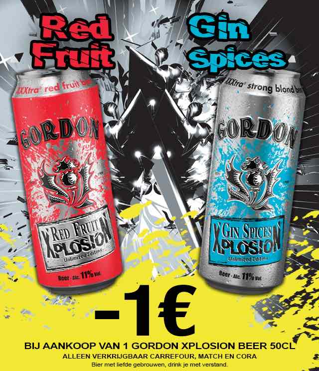 Gordon Xplosion Bier 1€ Terugbetaald cashback op myShopi