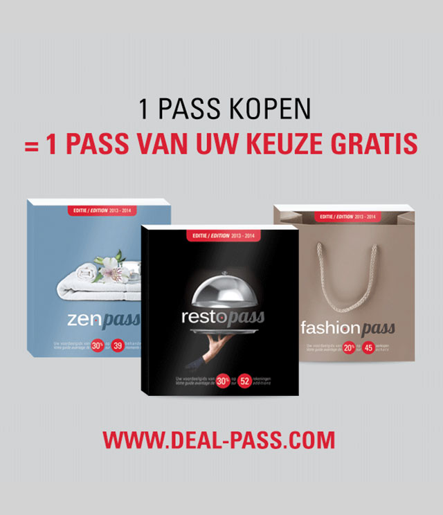 Deal Pass 1 + 1 Gratis cashback op myShopi