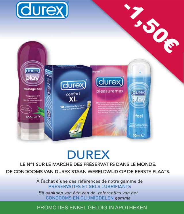 Durex Condooms en Glijmiddelen 1,50€ Terugbetaald cashback op myShopi