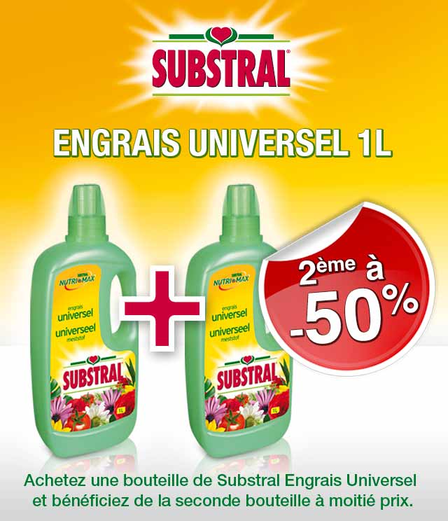 Cashback Substral Engrais Universel 2ème à 50% sur myShopi