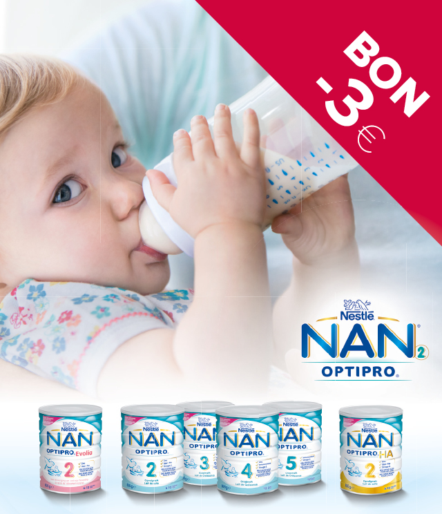 Cashback Nan Optipro 3€ Remboursés sur myShopi