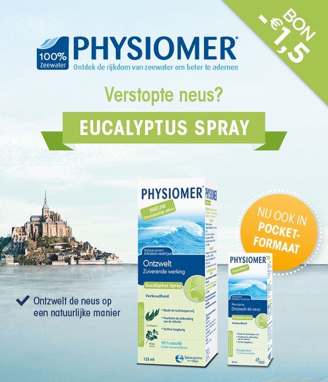 Physiomer Eucalyptus Spray 1,50€ Terugbetaald cashback op myShopi
