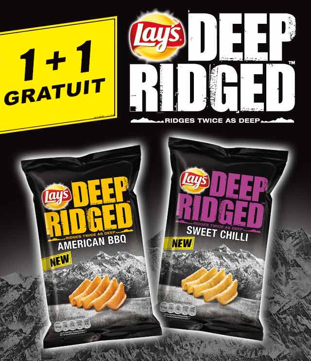Cashback Lay's Deep Ridged 1 + 1 Gratuit sur myShopi