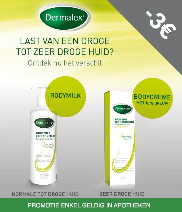 Dermalex Droge Huid €3 Terugbetaald cashback op myShopi