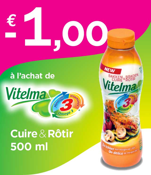 Cashback Vitelma Cuire & Rôtir 1€ Remboursé sur myShopi