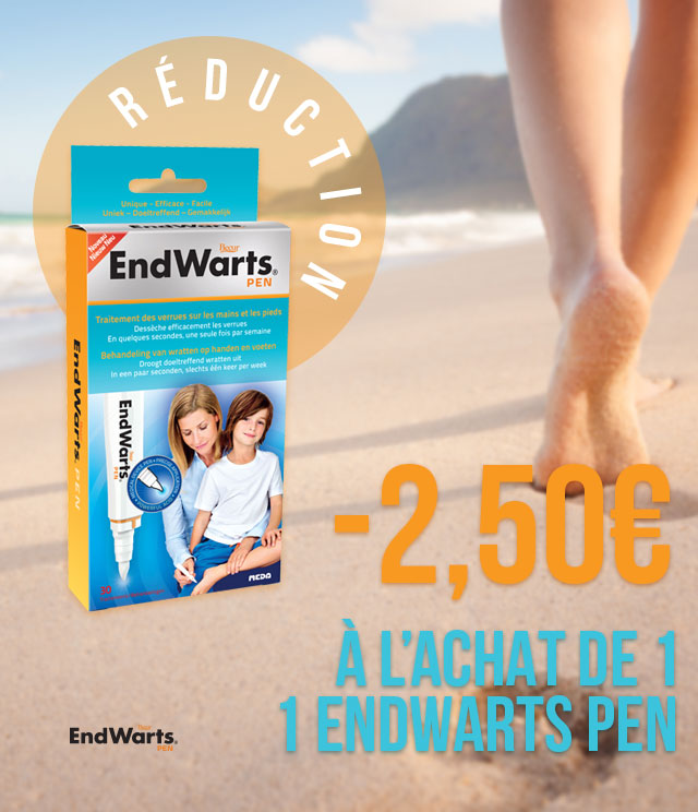 Cashback EndWarts Verrues 2,5€ Remboursés sur myShopi