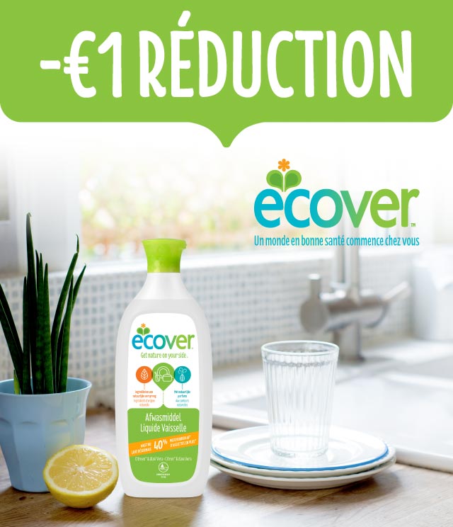 Cashback Ecover Liquide Vaisselle 1€ remboursé sur myShopi
