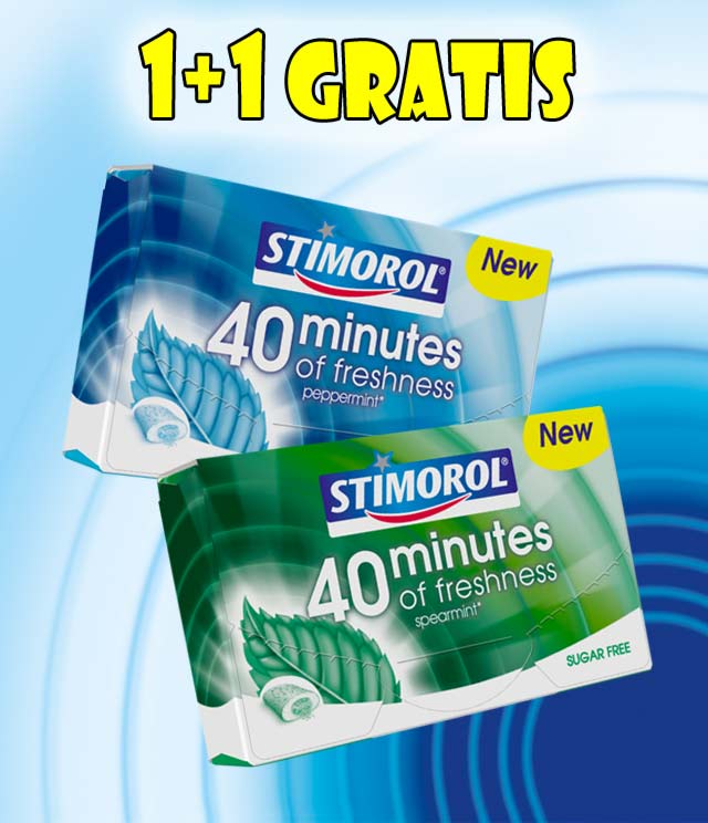 Stimorol 40 Minutes 1 + 1 Gratis cashback op myShopi
