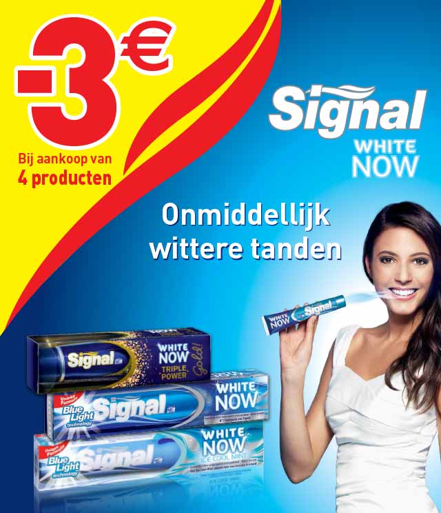 Signal White Now Tandpasta 3€ Terugbetaald cashback op myShopi