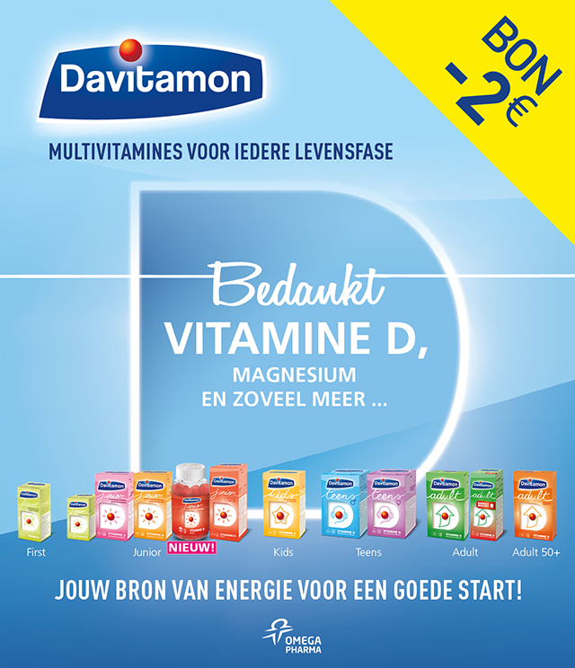 Davitamon Multivitamine 2€ Terugbetaald cashback op myShopi