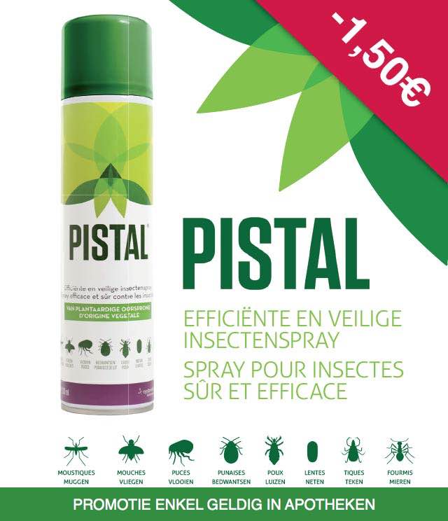 Pistal - Insectenspray 1,50€ Terugbetaald cashback op myShopi