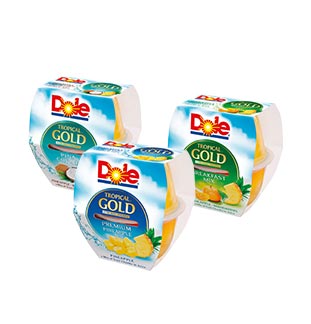 myShopi - Promotie Dole Tropical Gold Fruit Cups 1 + 1 Gratis