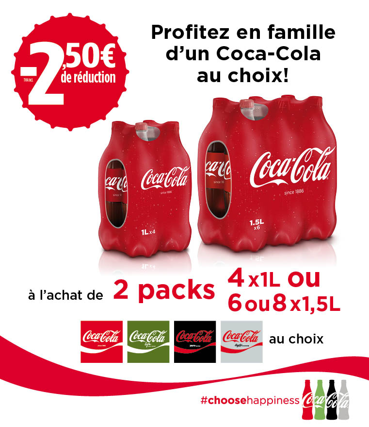 Cashback Coca Cola Family Offer 2,50€ Remboursés sur myShopi