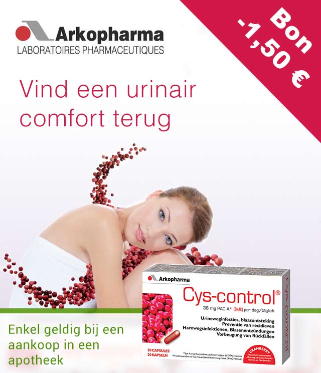 Arkopharma Cys-Control 1,50€ Terugbetaald cashback op myShopi