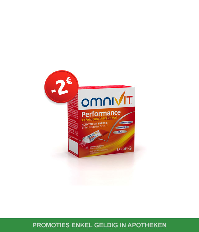 Omnivit Performance 2€ Terugbetaald cashback op myShopi