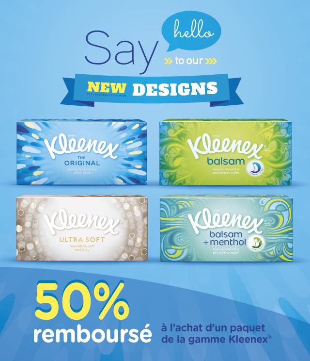Cashback Kleenex 50% Remboursé sur myShopi