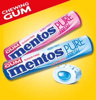 Cashback Mentos Gum 100% remboursé sur myShopi