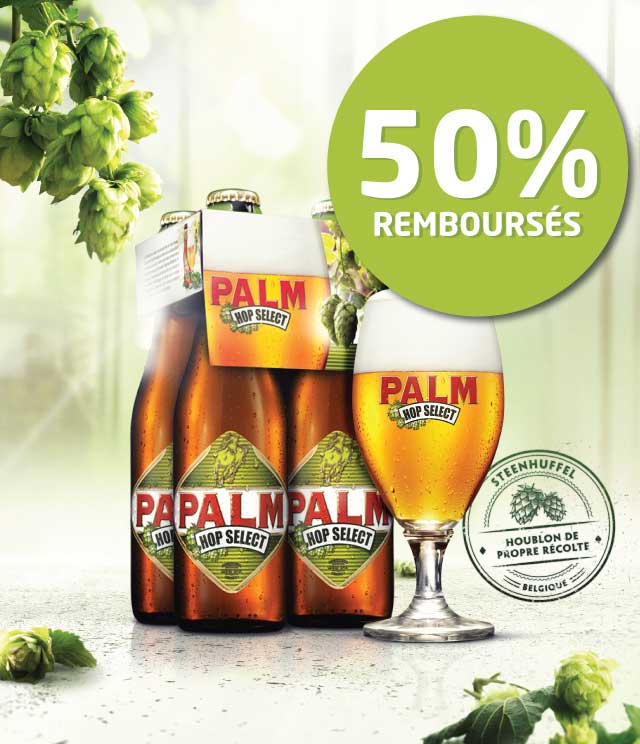 Cashback Palm Hop Select 50% Remboursé sur myShopi