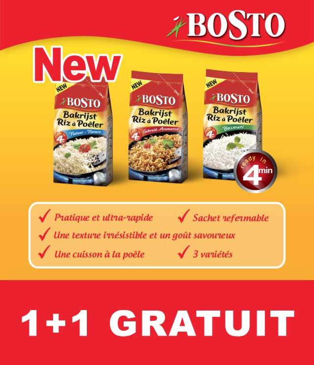 Cashback Bosto Riz à Poêler 1 + 1 Gratuit sur myShopi