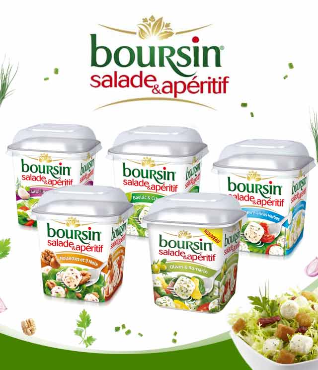 Boursin Salade & Apéritif 1€ Korting cashback op myShopi