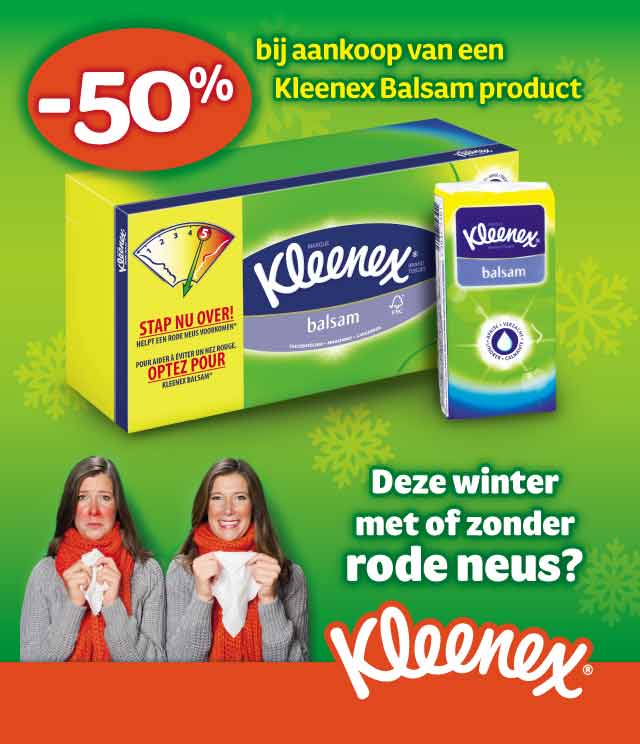 Kleenex Balsam 50% Terugbetaald cashback op myShopi