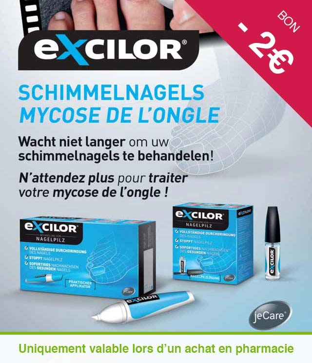 Cashback Excilor Mycose des ongles 2€ Remboursés sur myShopi
