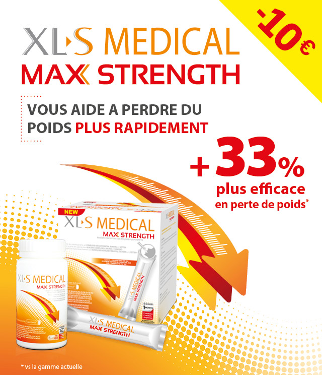 Cashback XLS Medical Max Strength 10€ remboursés sur myShopi