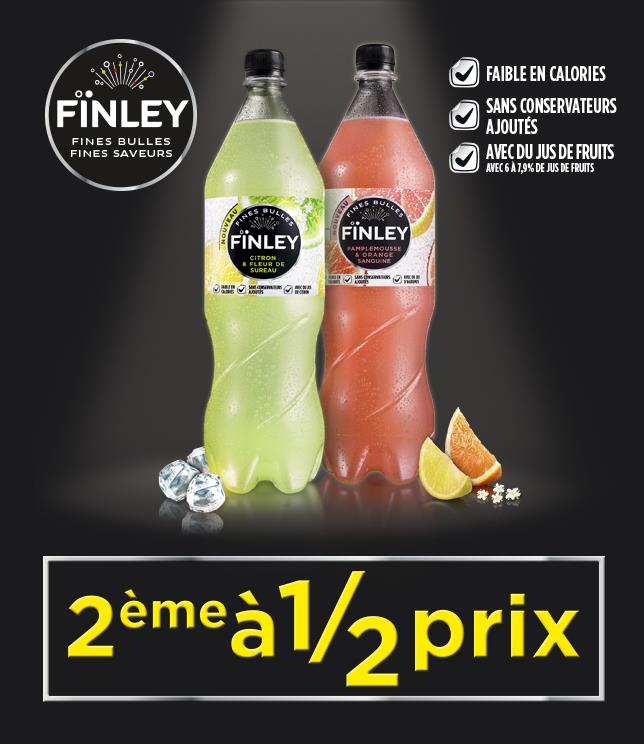 Cashback Finley 2ème à 1/2 prix sur myShopi