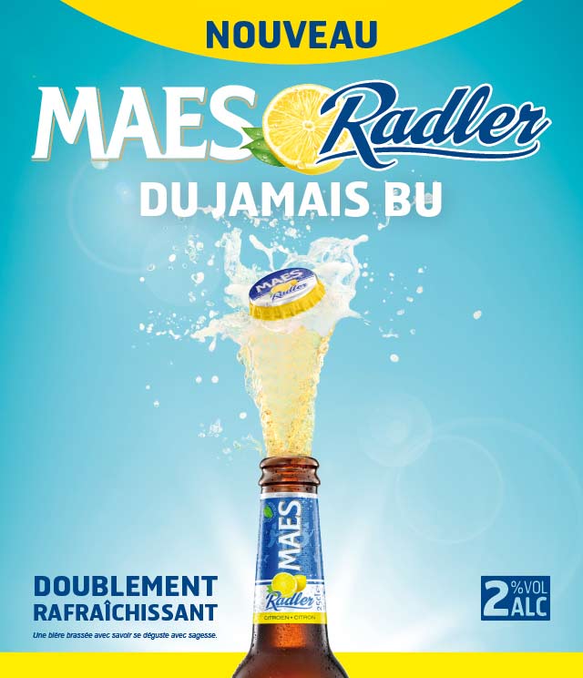 Cashback Maes Radler canette 33cl 100% Remboursé sur myShopi
