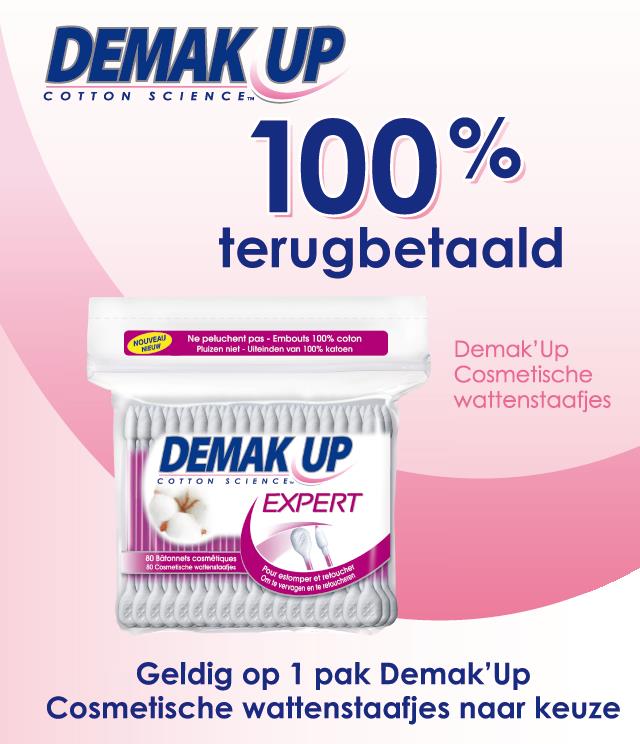 Demak'Up Cosmetic Buds 100% terugbetaald cashback op myShopi
