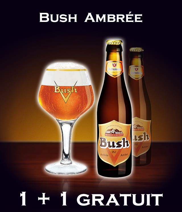 Cashback Bush Ambrée 1 + 1 Gratuit sur myShopi