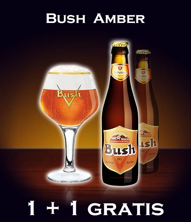 Bush Amber 1 + 1 Gratis cashback op myShopi